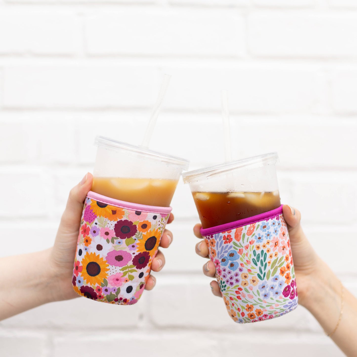 Countryside Blooms Drink Sleeve | Iced Coffee, Drink Cover