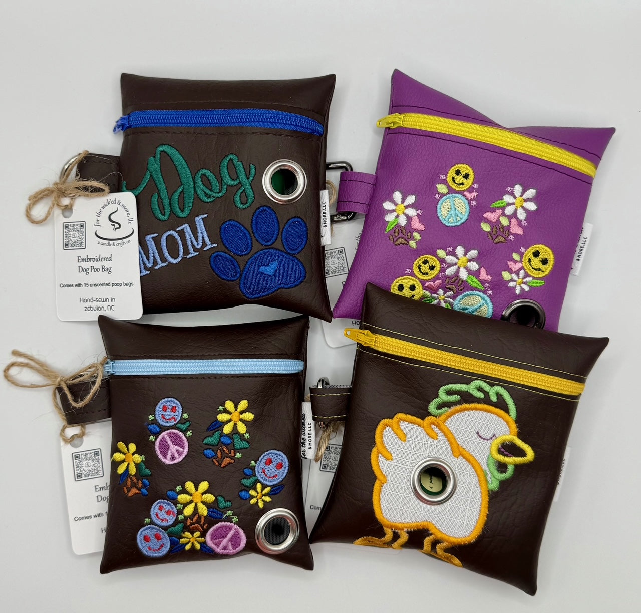 Embroidered Dog Poo Bag