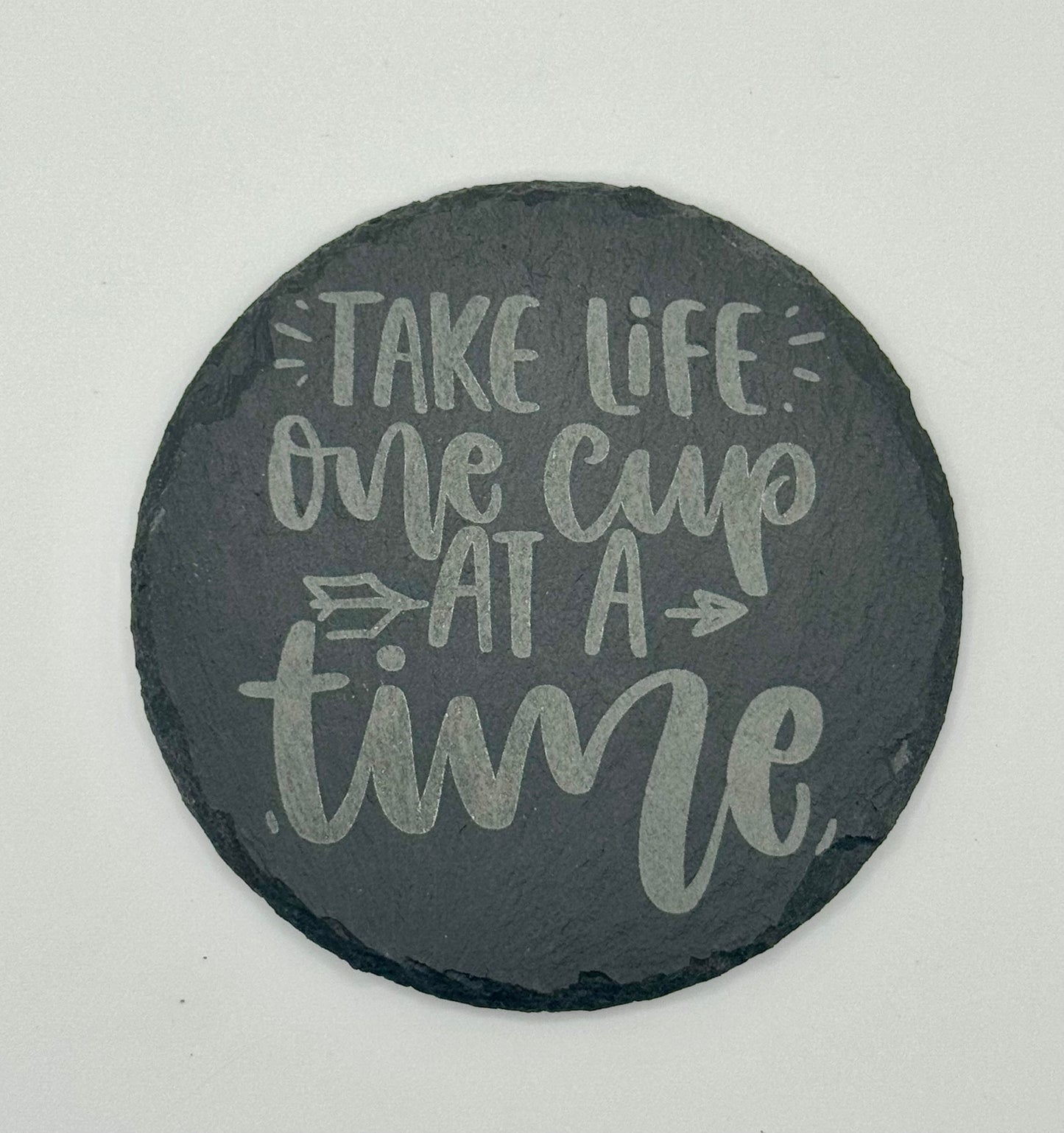 Round Slate Coasters