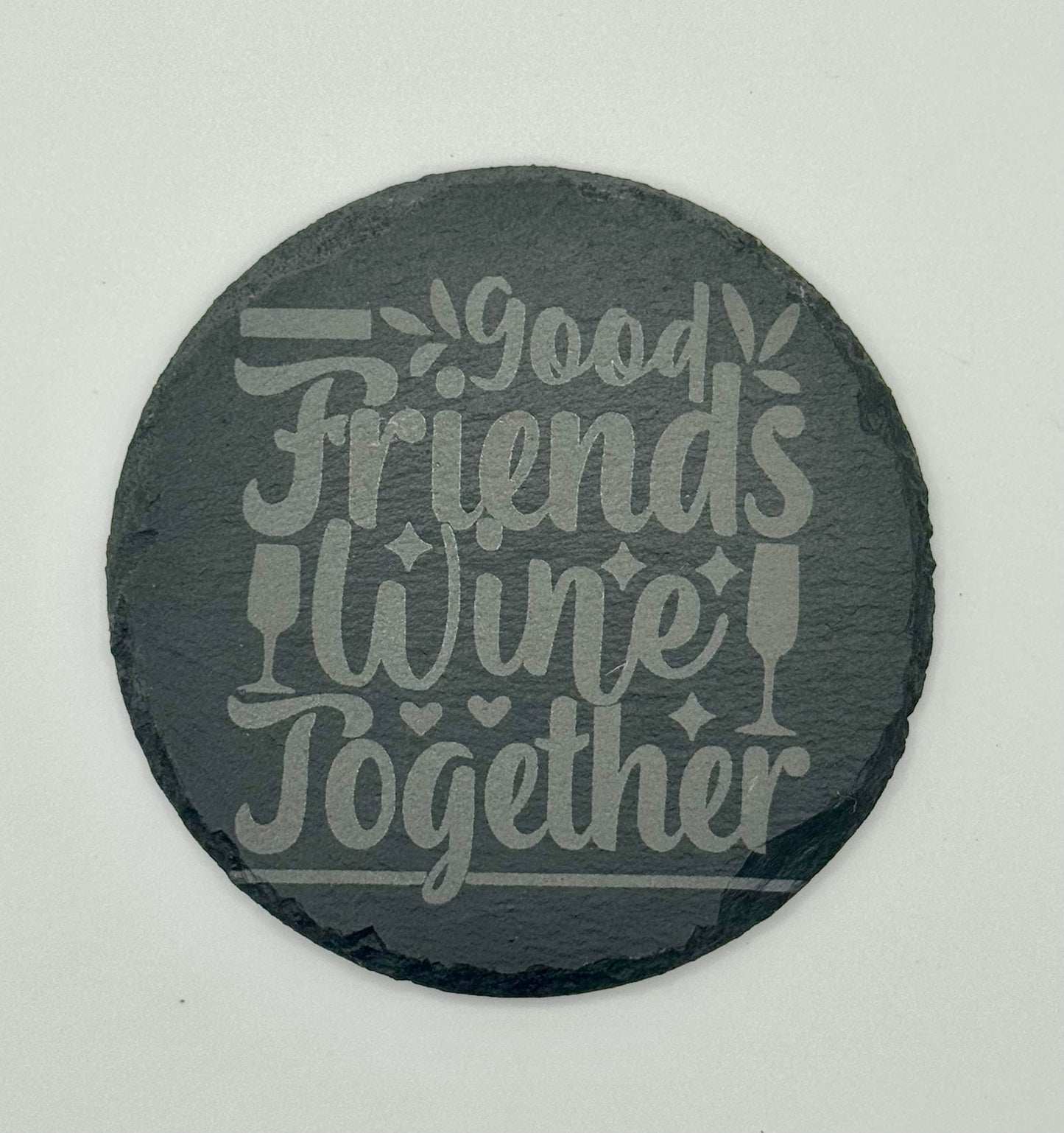 Round Slate Coasters