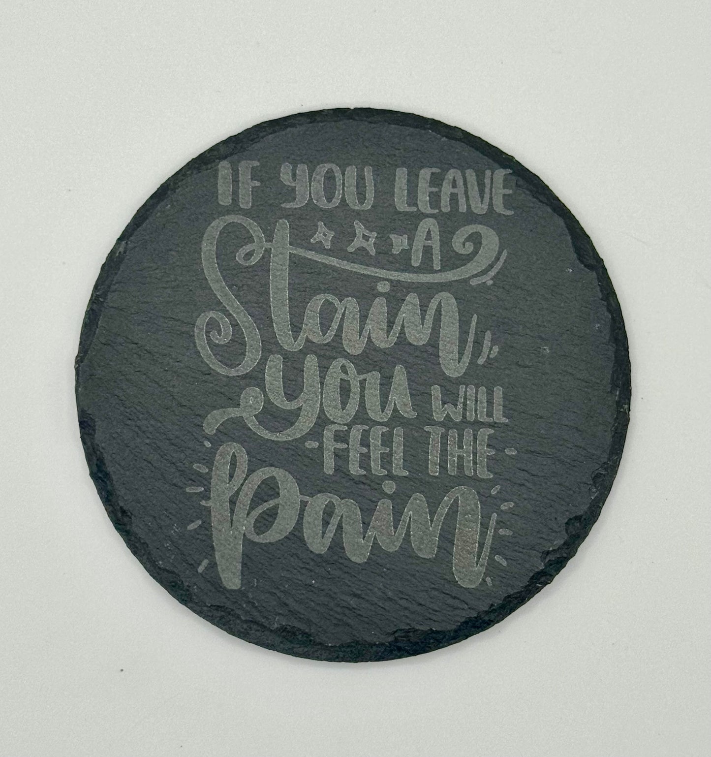 Round Slate Coasters