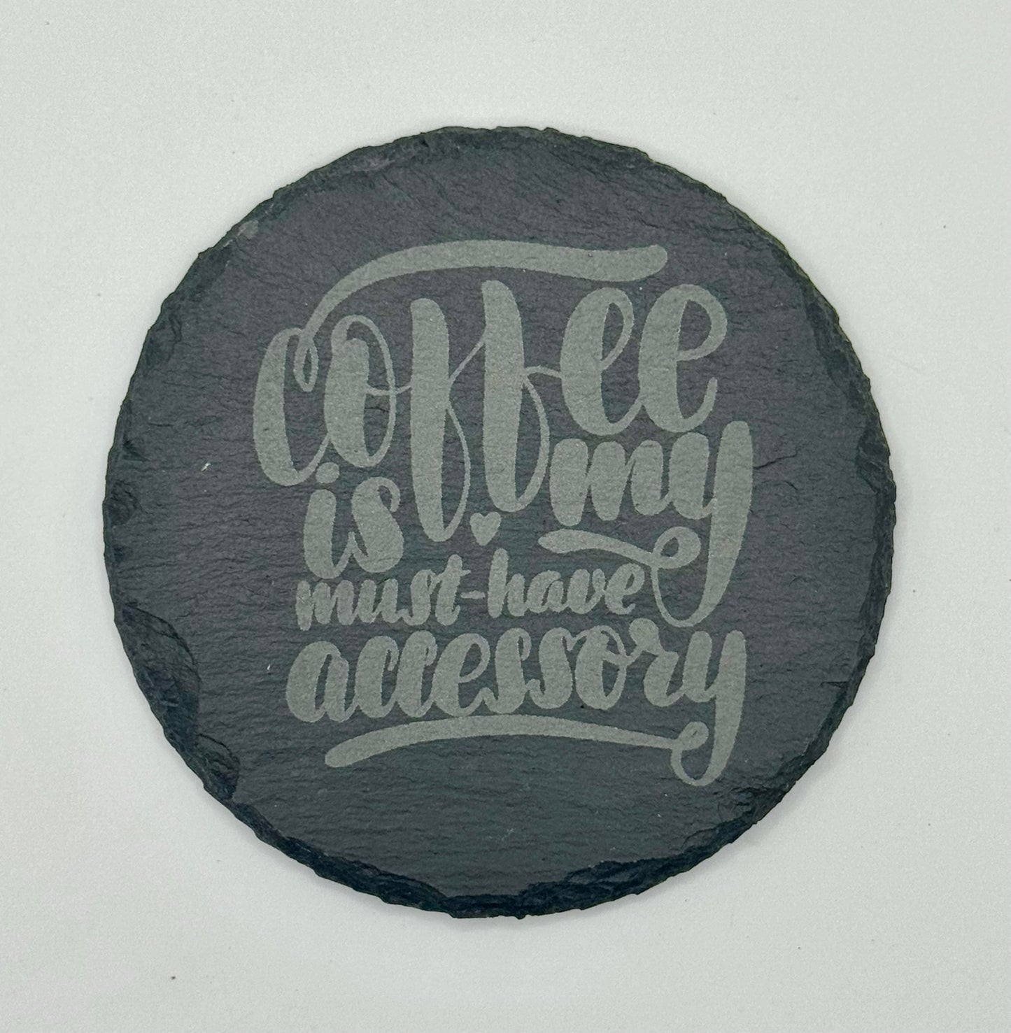 Round Slate Coasters