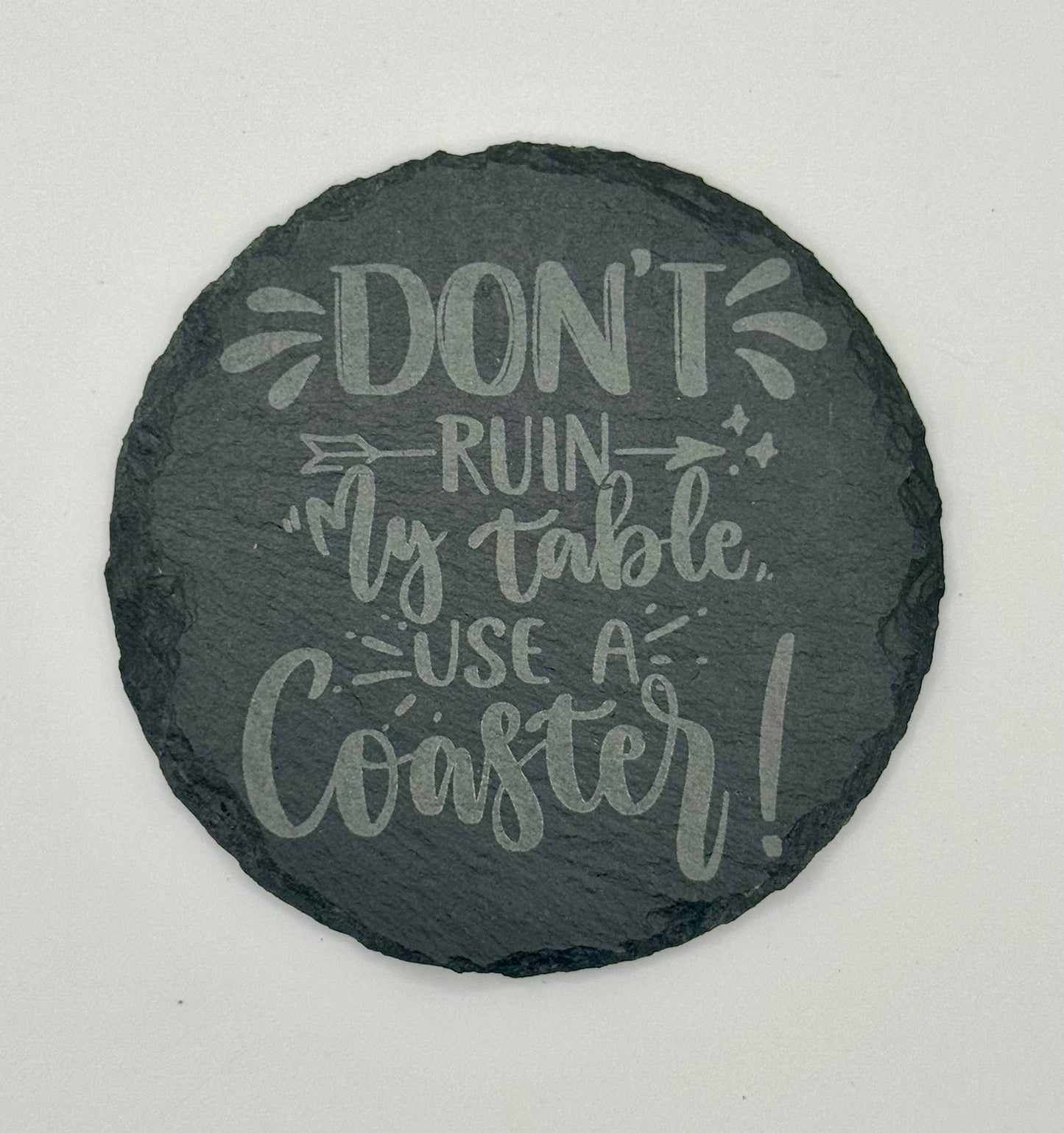 Round Slate Coasters