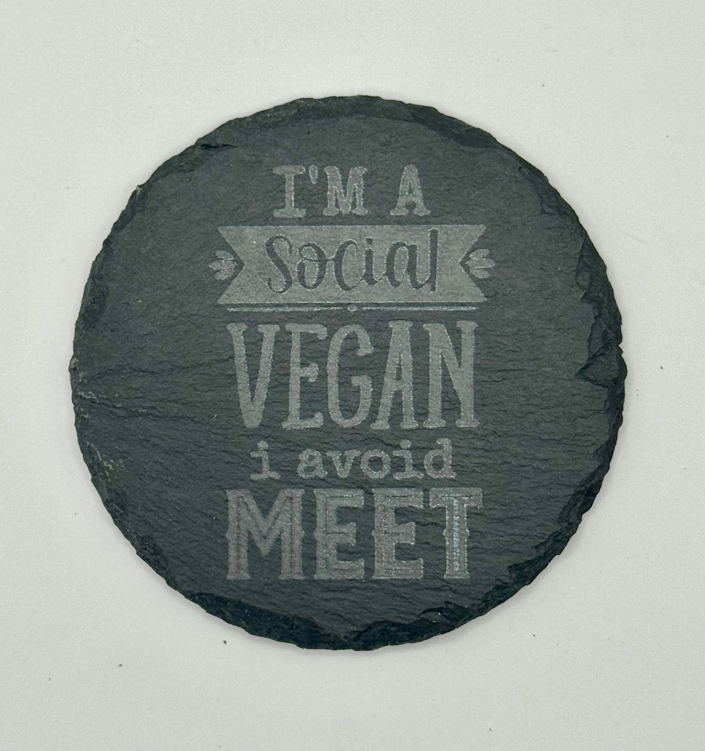 Round Slate Coasters