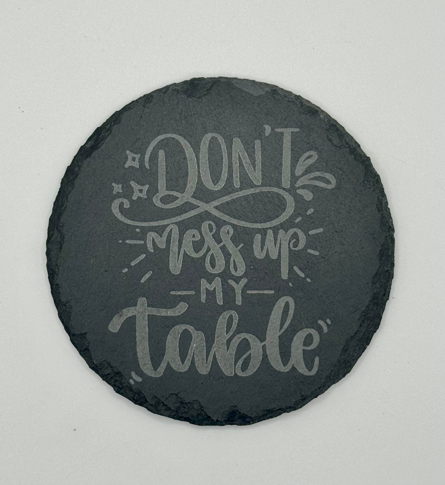 Round Slate Coasters
