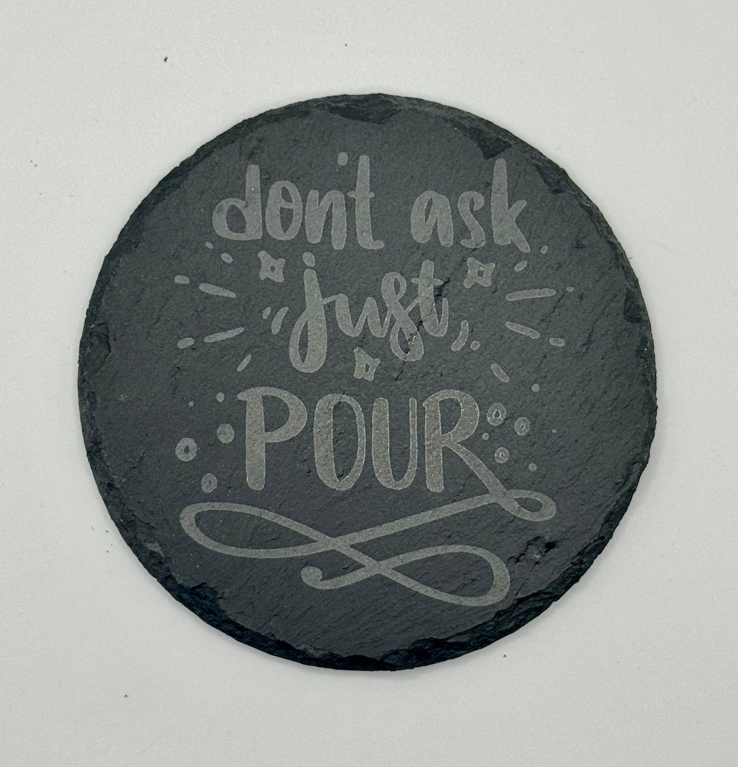 Round Slate Coasters