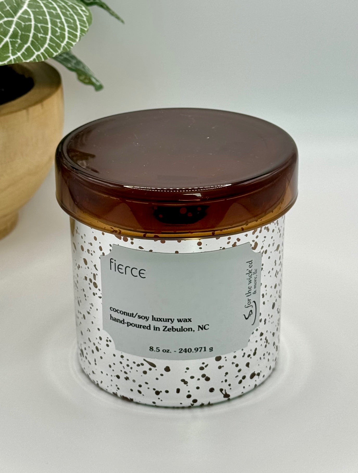 8.5 oz. Silver Mercury Glass Candle