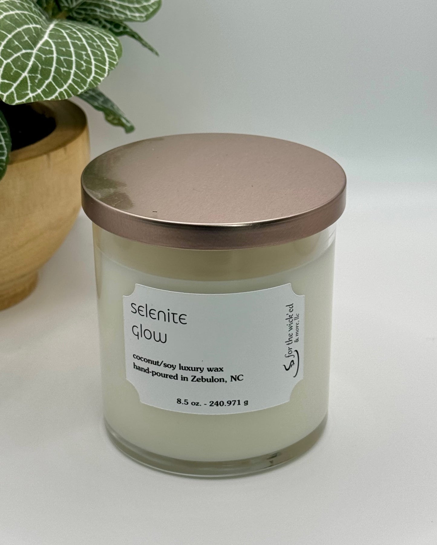 8.5 oz. Clear Glass Candle now in Fall and Holiday Scents