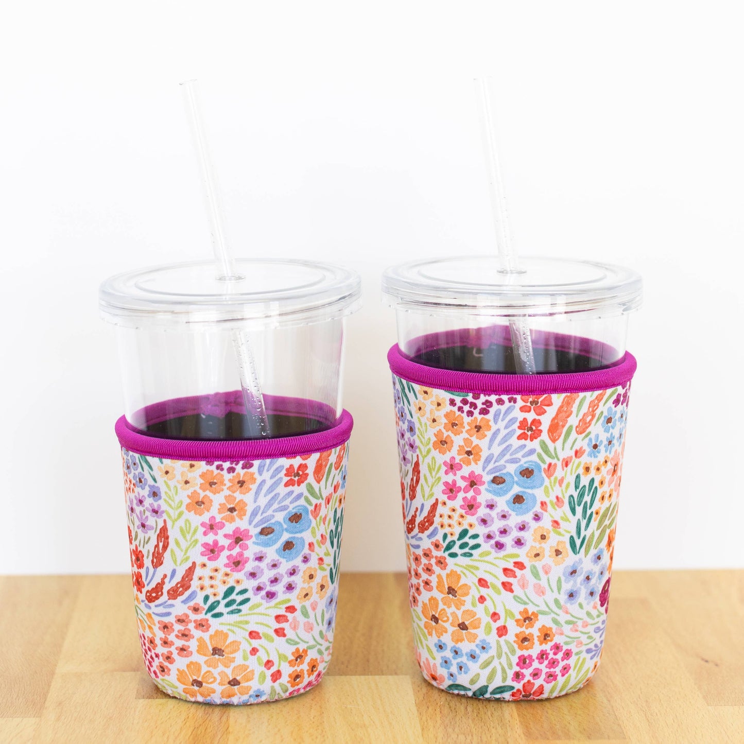 Countryside Blooms Drink Sleeve | Iced Coffee, Drink Cover