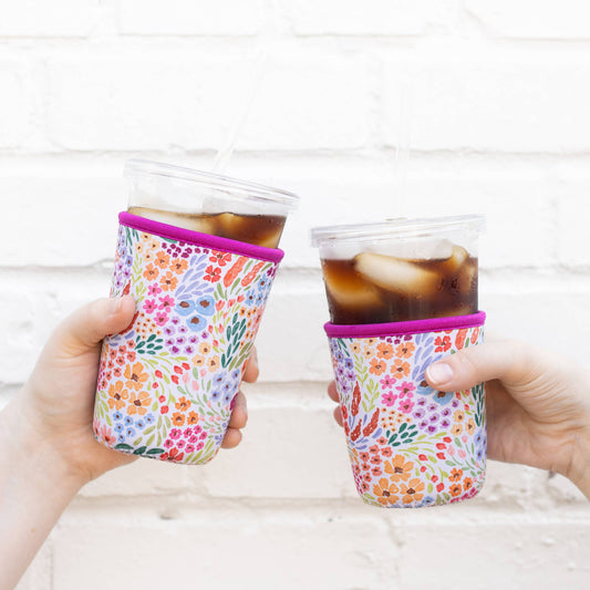 Countryside Blooms Drink Sleeve | Iced Coffee, Drink Cover